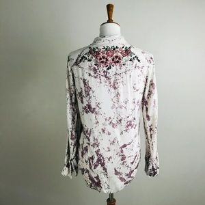 KIMCHI BLUE Urban Outfitters S Tie-Dye Blouse